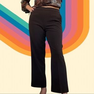 Vintage 90s does 70s brown flared wide leg pants